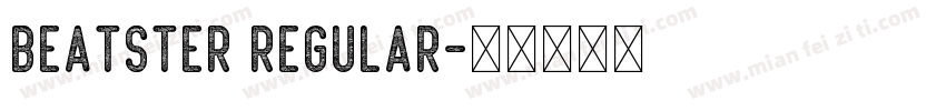 Beatster Regular字体转换